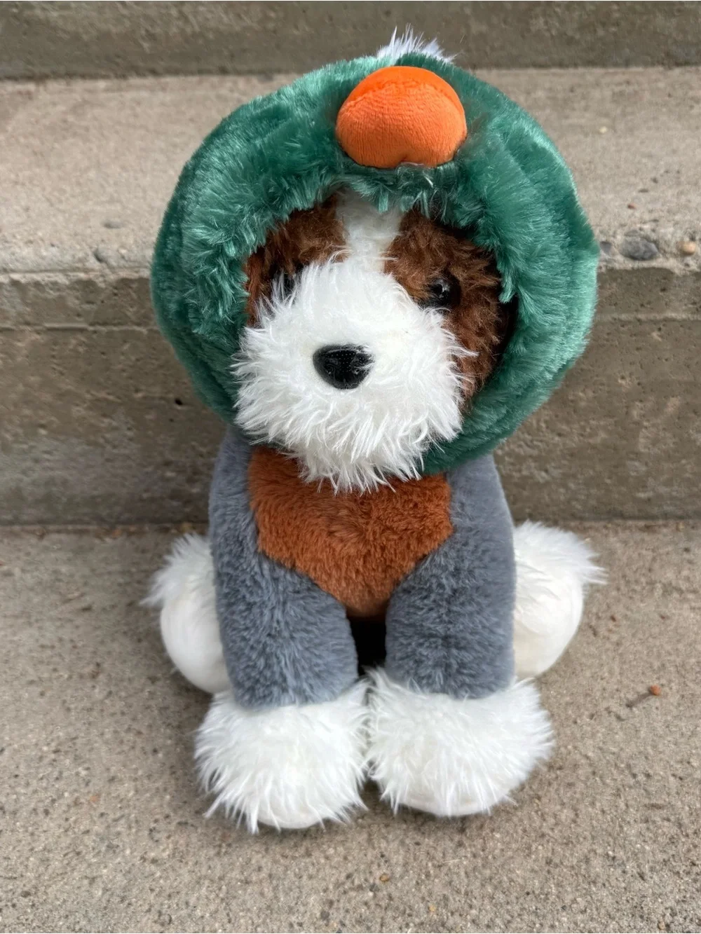 Puppy‎ in Mallard Duck Hoodie Soft HugFun Stuffie